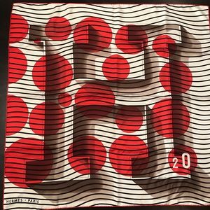 Hermès silk scarf (36 in x 36 in)